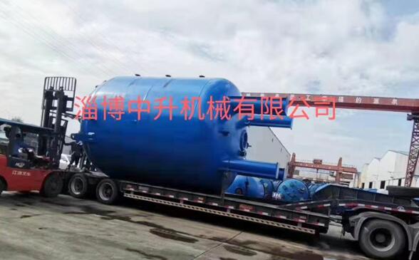 50000L特大型搪玻璃反應釜裝車發貨